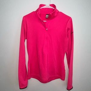 Nike pink M quarter zip